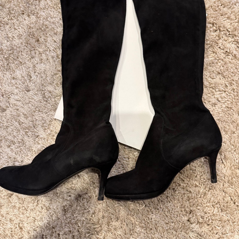 SUEDE HIGH BOOTS STILETTO